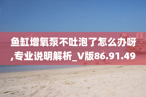 鱼缸增氧泵不吐泡了怎么办呀,专业说明解析_V版86.91.49