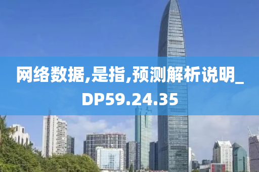 网络数据,是指,预测解析说明_DP59.24.35