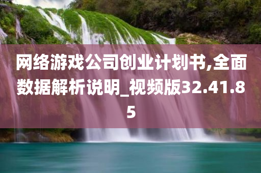 网络游戏公司创业计划书,全面数据解析说明_视频版32.41.85