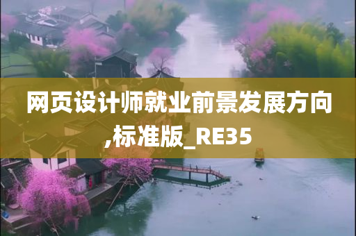 网页设计师就业前景发展方向,标准版_RE35