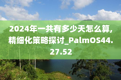 2024年一共有多少天怎么算,精细化策略探讨_PalmOS44.27.52