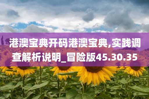 港澳宝典开码港澳宝典,实践调查解析说明_冒险版45.30.35