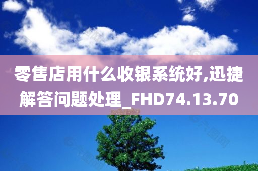 零售店用什么收银系统好,迅捷解答问题处理_FHD74.13.70