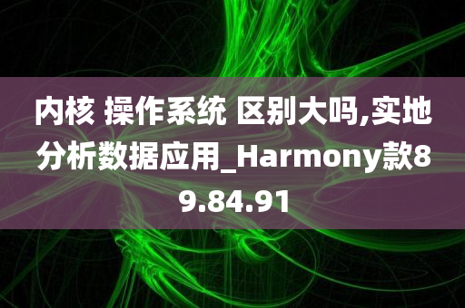 内核 操作系统 区别大吗,实地分析数据应用_Harmony款89.84.91