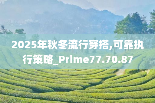 2025年秋冬流行穿搭,可靠执行策略_Prime77.70.87