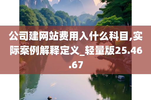 公司建网站费用入什么科目,实际案例解释定义_轻量版25.46.67