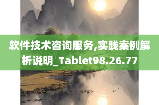 软件技术咨询服务,实践案例解析说明_Tablet98.26.77