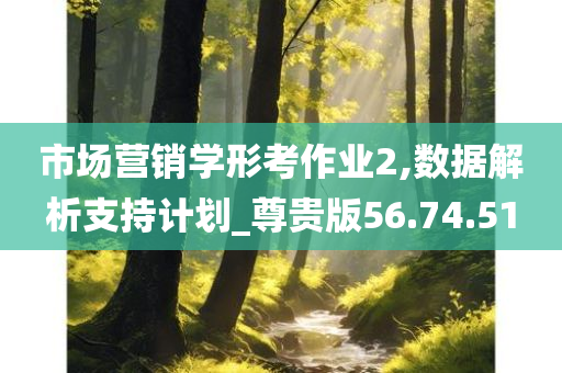 市场营销学形考作业2,数据解析支持计划_尊贵版56.74.51