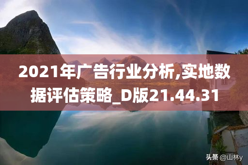 2021年广告行业分析,实地数据评估策略_D版21.44.31