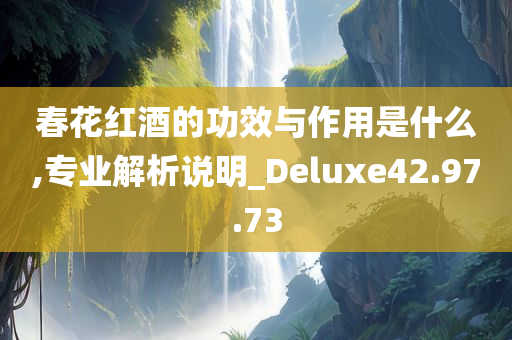 春花红酒的功效与作用是什么,专业解析说明_Deluxe42.97.73