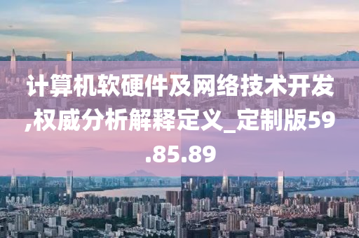 计算机软硬件及网络技术开发,权威分析解释定义_定制版59.85.89