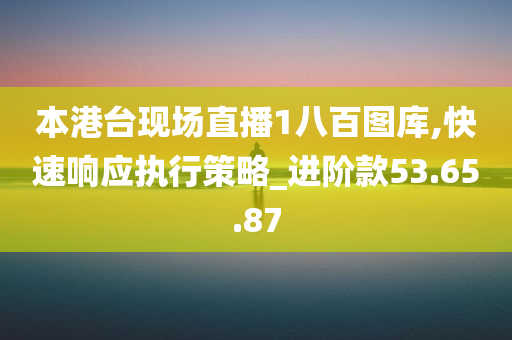 本港台现场直播1八百图库,快速响应执行策略_进阶款53.65.87