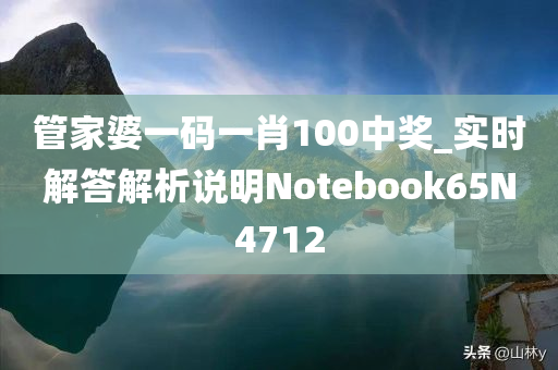 管家婆一码一肖100中奖_实时解答解析说明Notebook65N4712