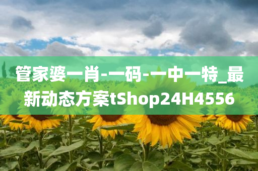 管家婆一肖-一码-一中一特_最新动态方案tShop24H4556