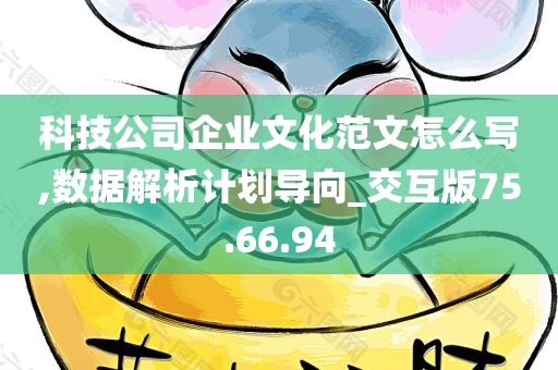 科技公司企业文化范文怎么写,数据解析计划导向_交互版75.66.94