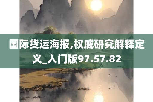 国际货运海报,权威研究解释定义_入门版97.57.82