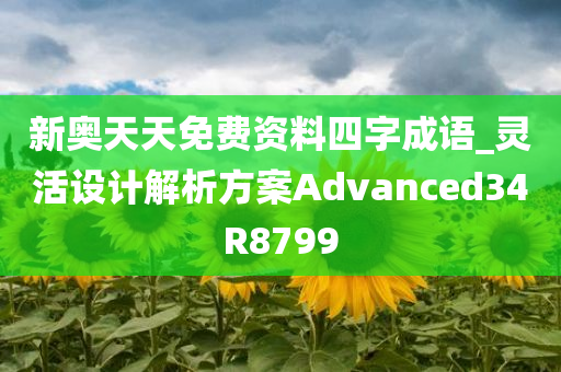 新奥天天免费资料四字成语_灵活设计解析方案Advanced34R8799