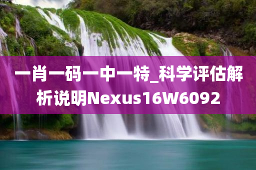 一肖一码一中一特_科学评估解析说明Nexus16W6092