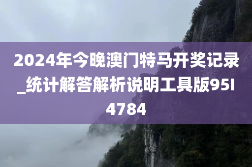 2024年今晚澳门特马开奖记录_统计解答解析说明工具版95I4784