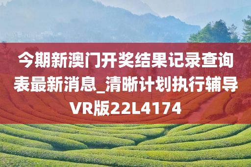 今期新澳门开奖结果记录查询表最新消息_清晰计划执行辅导VR版22L4174