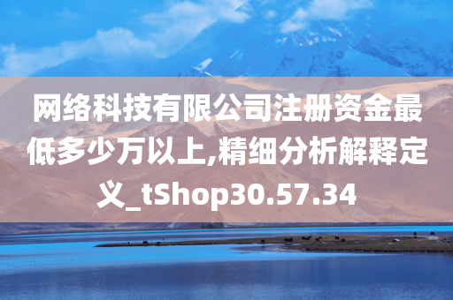 网络科技有限公司注册资金最低多少万以上,精细分析解释定义_tShop30.57.34