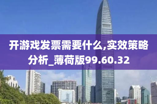 开游戏发票需要什么,实效策略分析_薄荷版99.60.32