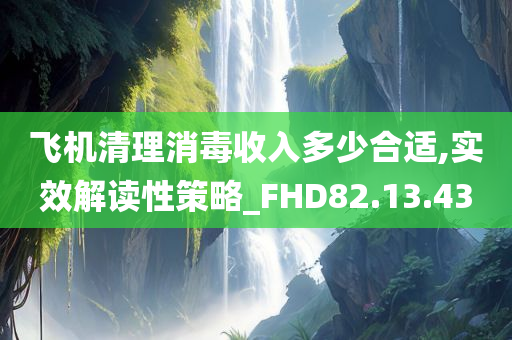 飞机清理消毒收入多少合适,实效解读性策略_FHD82.13.43