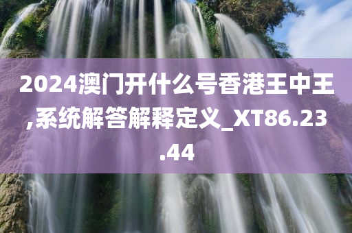 2024澳门开什么号香港王中王,系统解答解释定义_XT86.23.44