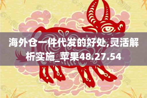 海外仓一件代发的好处,灵活解析实施_苹果48.27.54