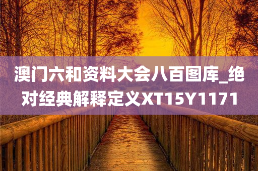 澳门六和资料大会八百图库_绝对经典解释定义XT15Y1171