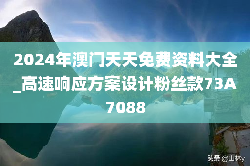 2024年澳门天天免费资料大全_高速响应方案设计粉丝款73A7088