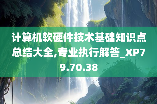 计算机软硬件技术基础知识点总结大全,专业执行解答_XP79.70.38