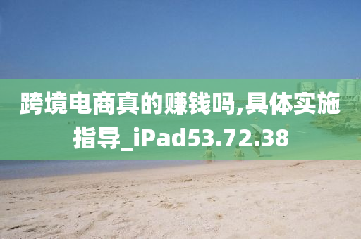 跨境电商真的赚钱吗,具体实施指导_iPad53.72.38