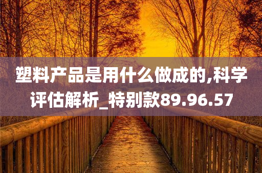 塑料产品是用什么做成的,科学评估解析_特别款89.96.57