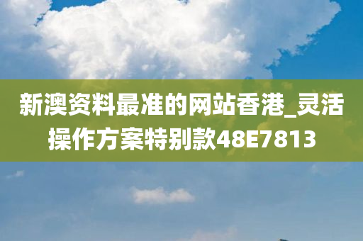 新澳资料最准的网站香港_灵活操作方案特别款48E7813