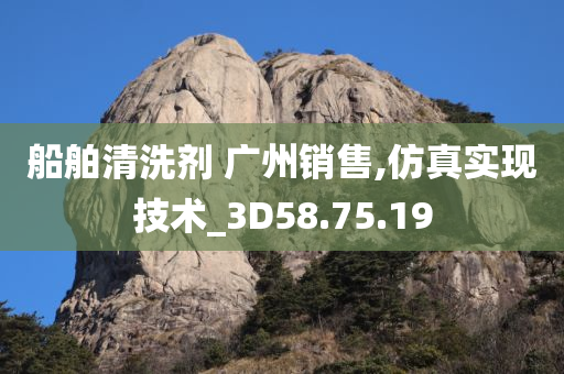 船舶清洗剂 广州销售,仿真实现技术_3D58.75.19