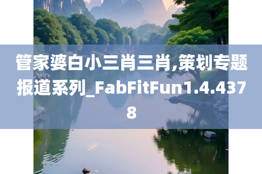 管家婆白小三肖三肖,策划专题报道系列_FabFitFun1.4.4378