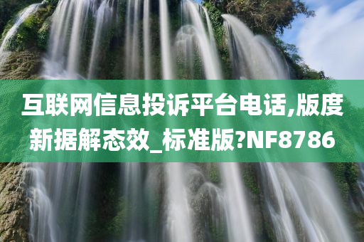 互联网信息投诉平台电话,版度新据解态效_标准版?NF8786