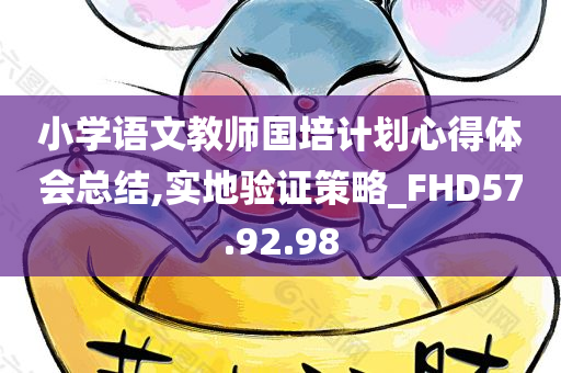 小学语文教师国培计划心得体会总结,实地验证策略_FHD57.92.98