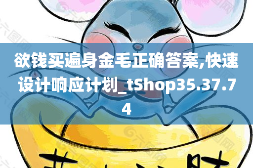 欲钱买遍身金毛正确答案,快速设计响应计划_tShop35.37.74