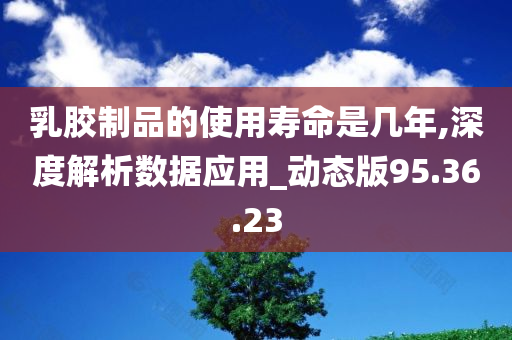 乳胶制品的使用寿命是几年,深度解析数据应用_动态版95.36.23