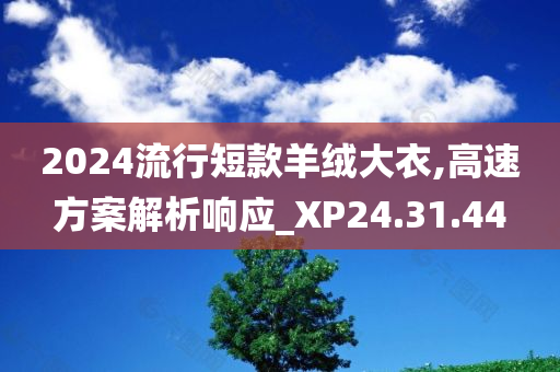 2024流行短款羊绒大衣,高速方案解析响应_XP24.31.44