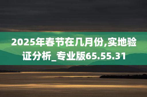 2025年春节在几月份,实地验证分析_专业版65.55.31