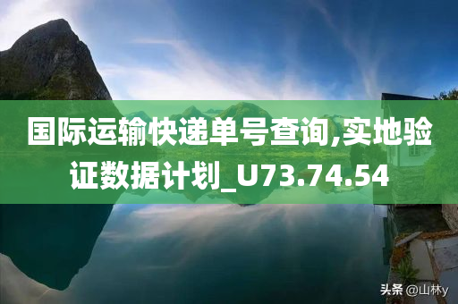 国际运输快递单号查询,实地验证数据计划_U73.74.54