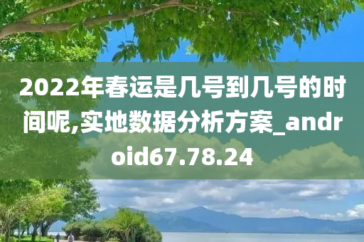 2022年春运是几号到几号的时间呢,实地数据分析方案_android67.78.24