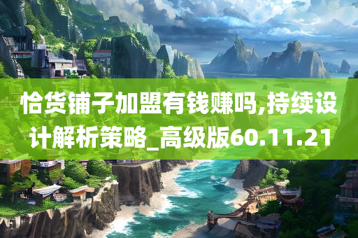 恰货铺子加盟有钱赚吗,持续设计解析策略_高级版60.11.21