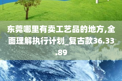 东莞哪里有卖工艺品的地方,全面理解执行计划_复古款36.33.89