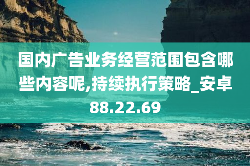 国内广告业务经营范围包含哪些内容呢,持续执行策略_安卓88.22.69