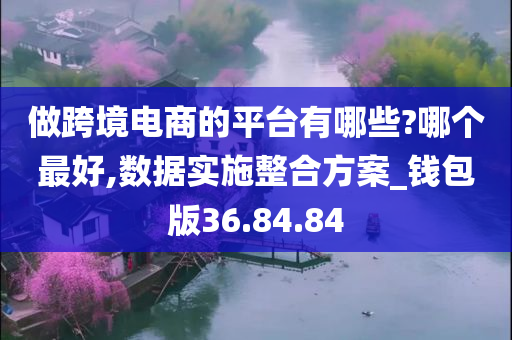 做跨境电商的平台有哪些?哪个最好,数据实施整合方案_钱包版36.84.84