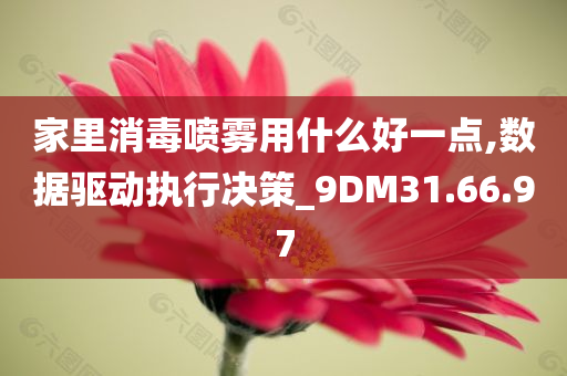 家里消毒喷雾用什么好一点,数据驱动执行决策_9DM31.66.97